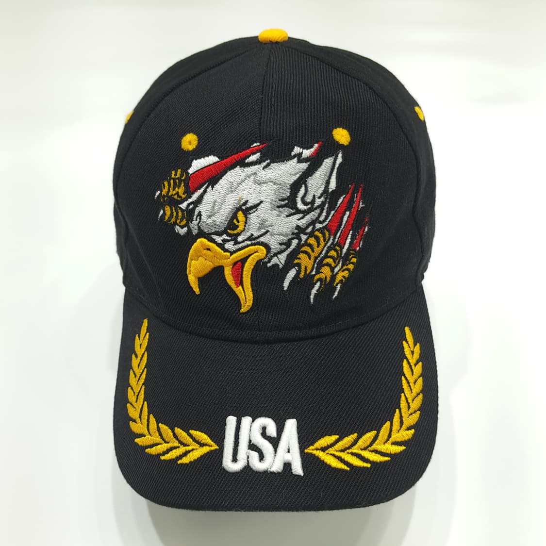 빈티지 이글 USA 황금 월계수 자수 볼캡 P1701 상품이미지3