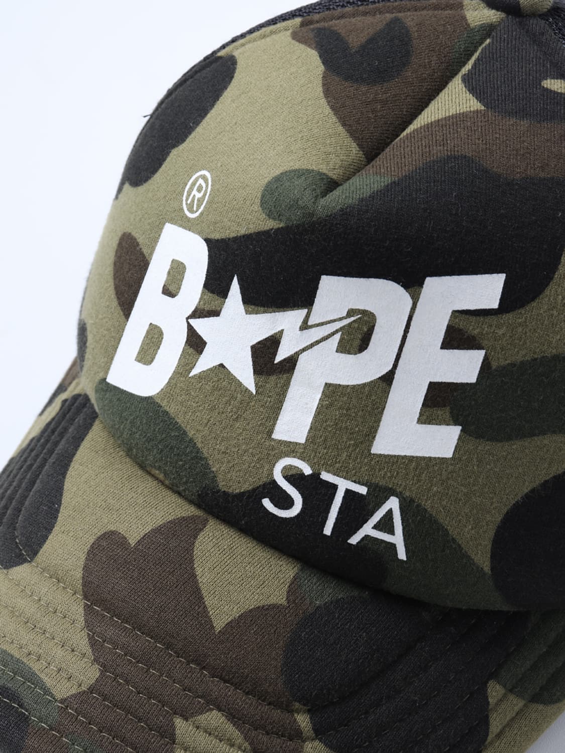 베이프 A BATHING APE 1st Camo Mesh Cap 상품이미지3