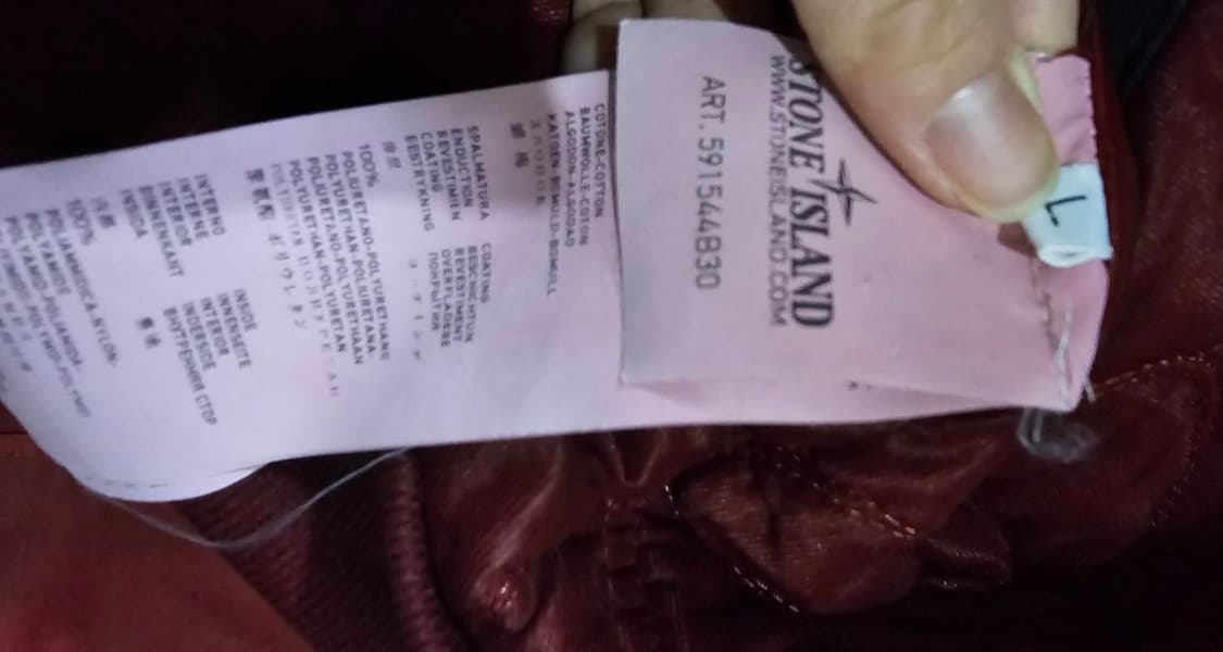 정품 스톤아일랜드 무솔라 고마타 점퍼 자켓 100 / L 상품이미지6