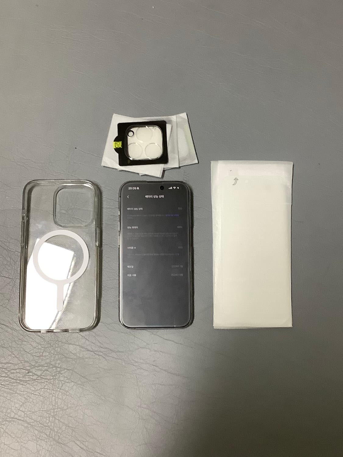 <카메라무음>아이폰 15프로 128기가 홍콩판 상품이미지4