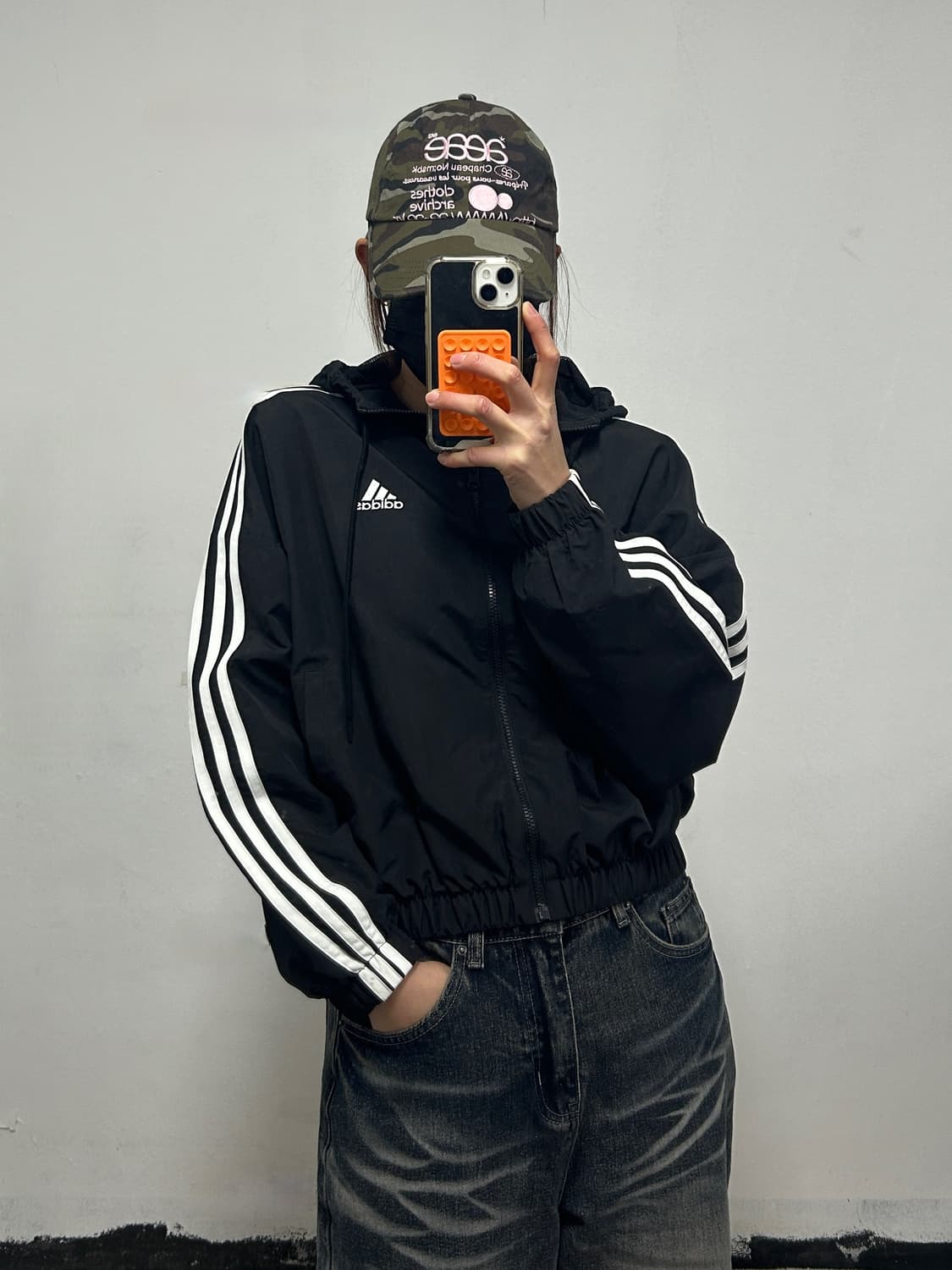 아디다스 에센셜 3S 우븐 바람막이 자켓 상품이미지1