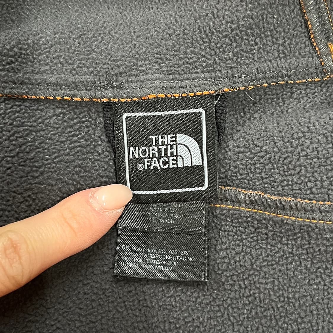 [정품/L] 노스페이스 오렌지색 후드 자켓 b10 상품이미지5