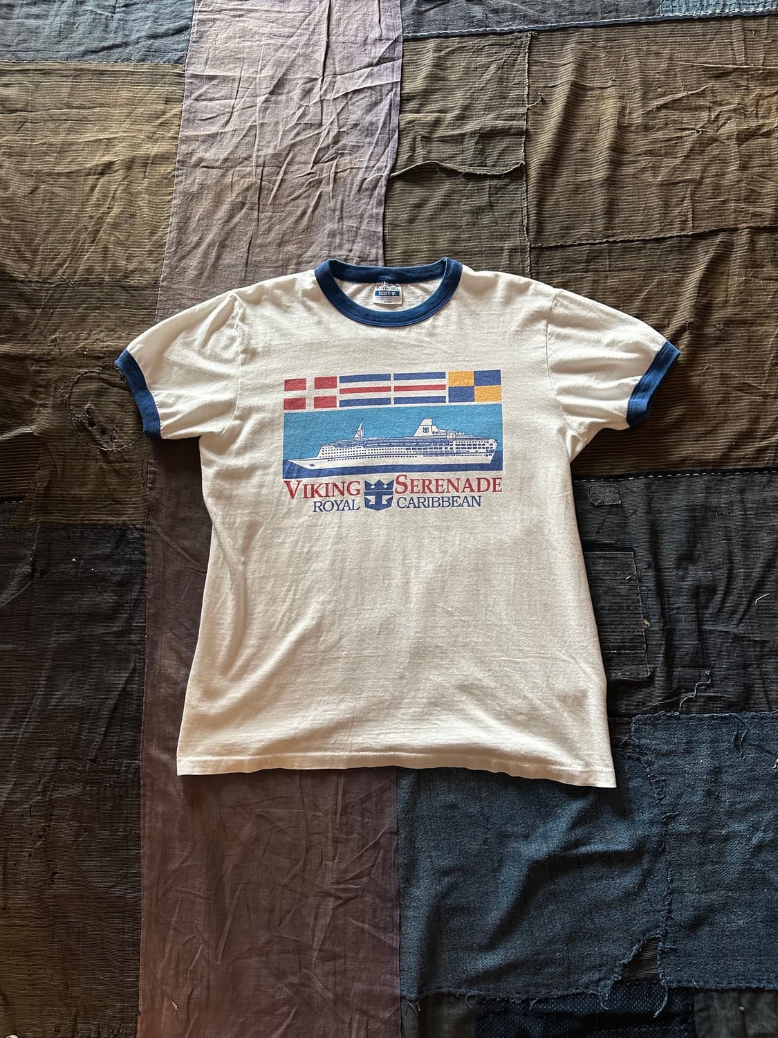 90s USA Hanes Vintage Ringer T Shirt 상품이미지1