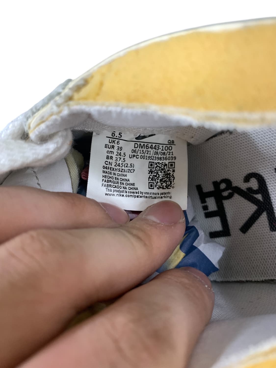 나이키 x 사카이 블레이저 로우 화이트 245 상품이미지8