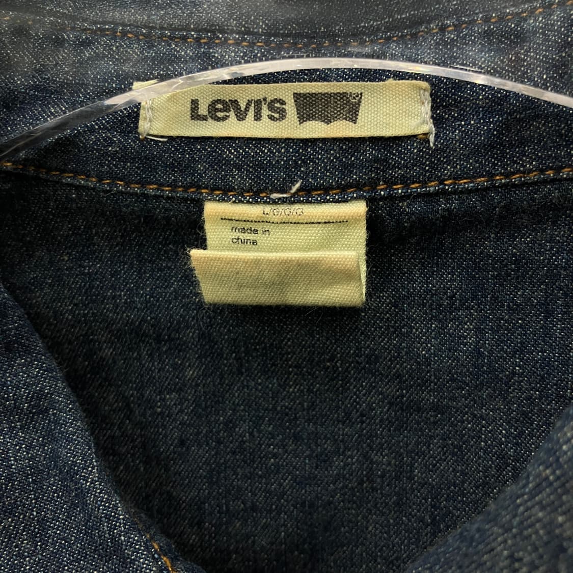 리바이스 클래식 웨스턴 데님 셔츠 L 상품이미지3