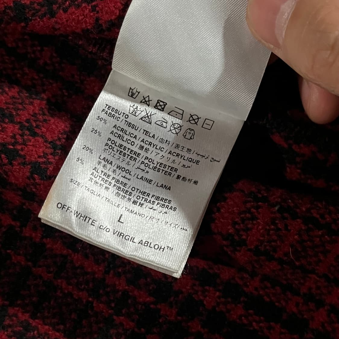 [105] 오프화이트 플란넬 셔츠 상품이미지10