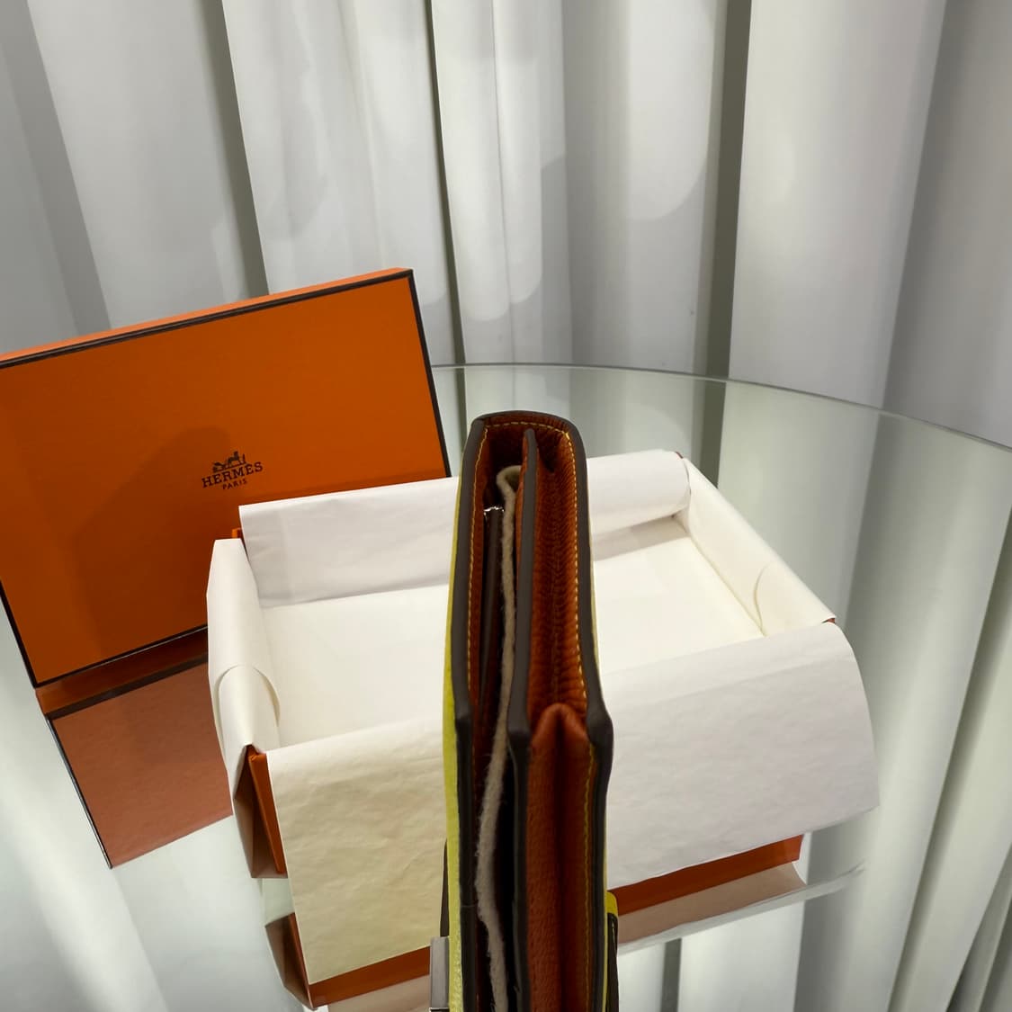 [정품]  에르메스 베안 은장 장지갑 투톤 상품이미지7