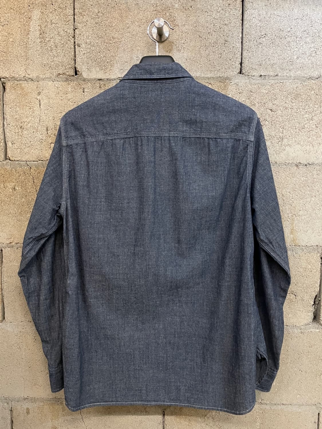 빔즈 하트 샴브레이 셔츠 상품이미지3