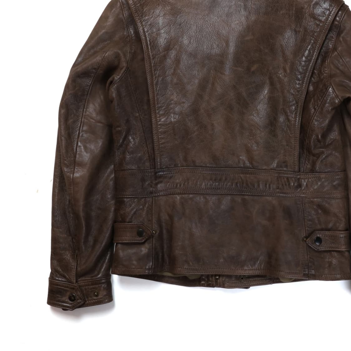Belstaff Black Leather Rider Jacket 상품이미지6