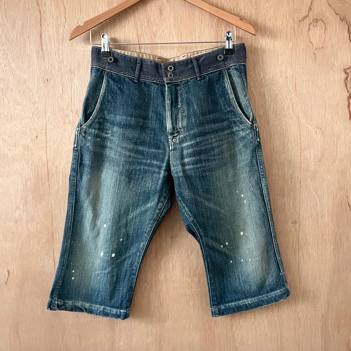 캐피탈 카메라백 데님 쇼츠 상품이미지5