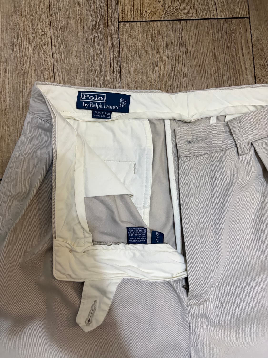 00s 폴로 랄프 로렌 앤드류 치노 팬츠 아이보리 31/30 상품이미지2