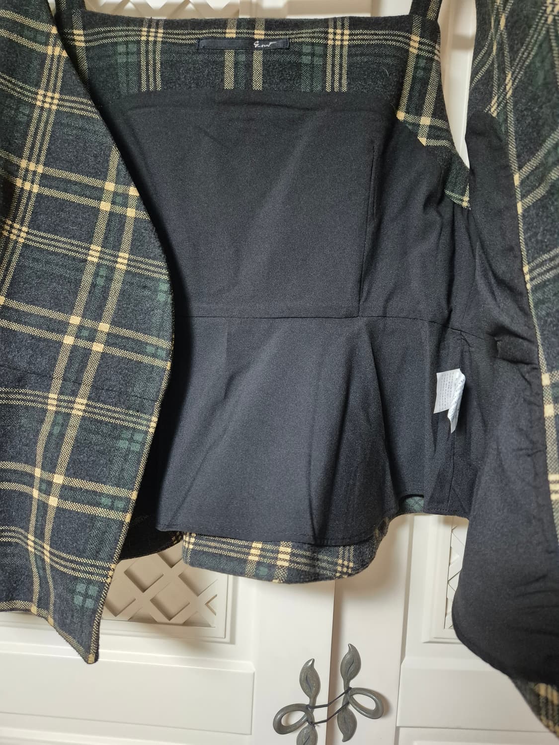 지컷 체크 뷔스티에 상품이미지4