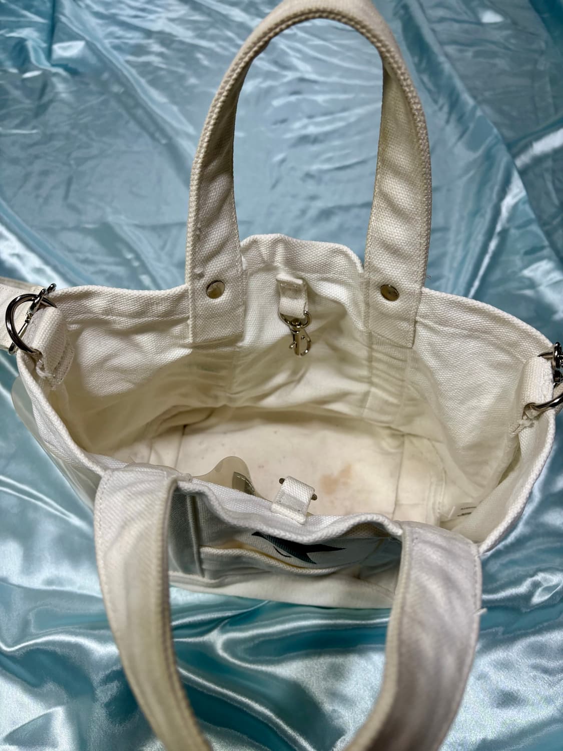 90s 빈티지 컨버스 스타 로고 코튼 크로스백 상품이미지6