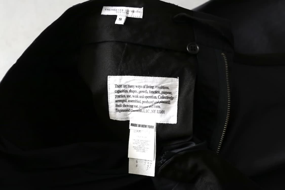 엔지니어드가먼츠 26 SS 앤도버 팬츠 XS (하이카운트 트윌) 상품이미지7