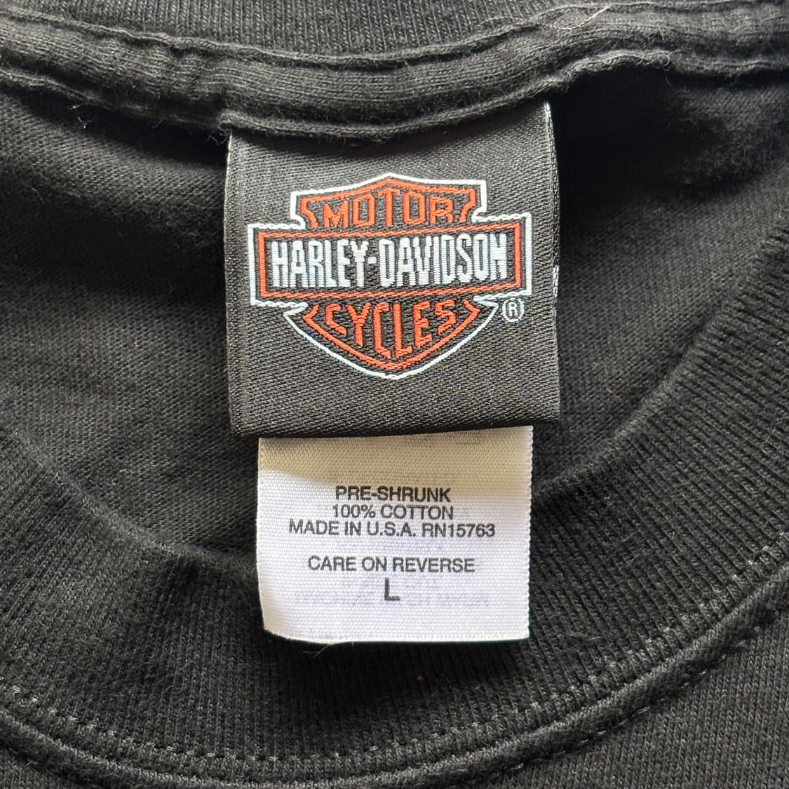 빈티지 할리데이비슨 라이트닝 티셔츠 상품이미지6