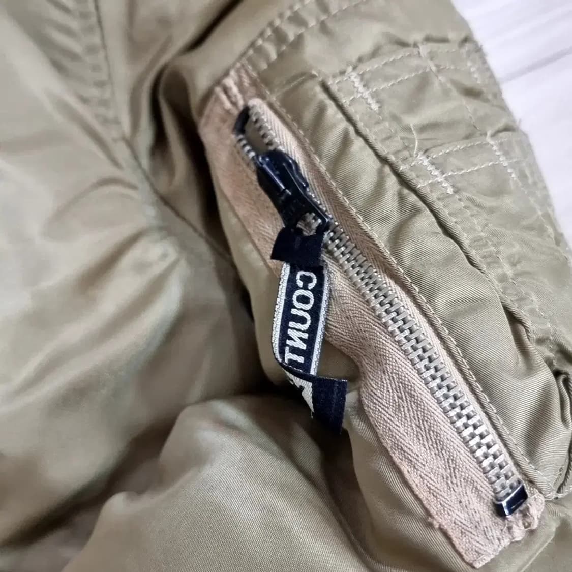 미제 made in usa hope사 카키색 MA-1 항공 점퍼(100) 상품이미지5