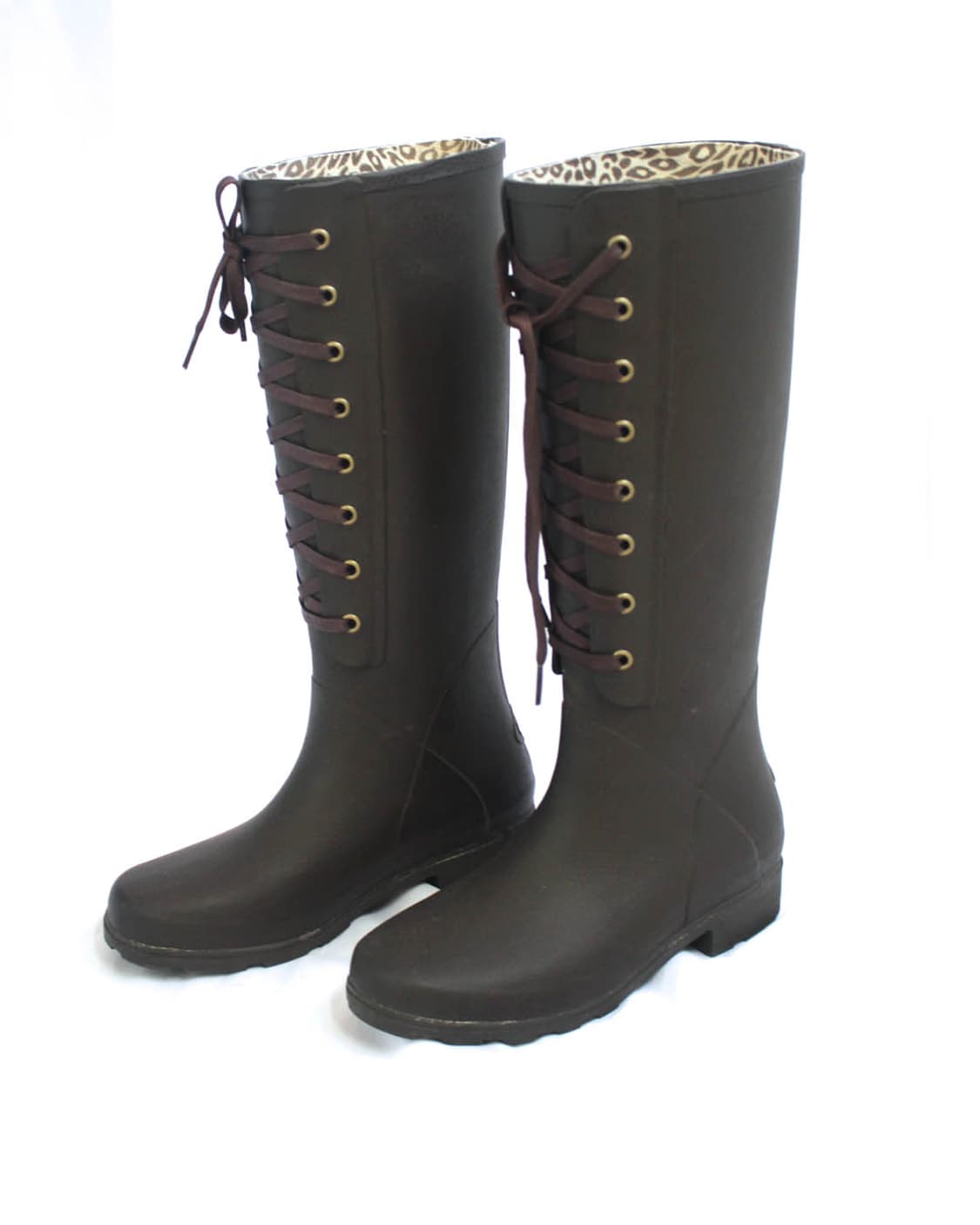 FILA lace-up antique rain long BOOTS 상품이미지2