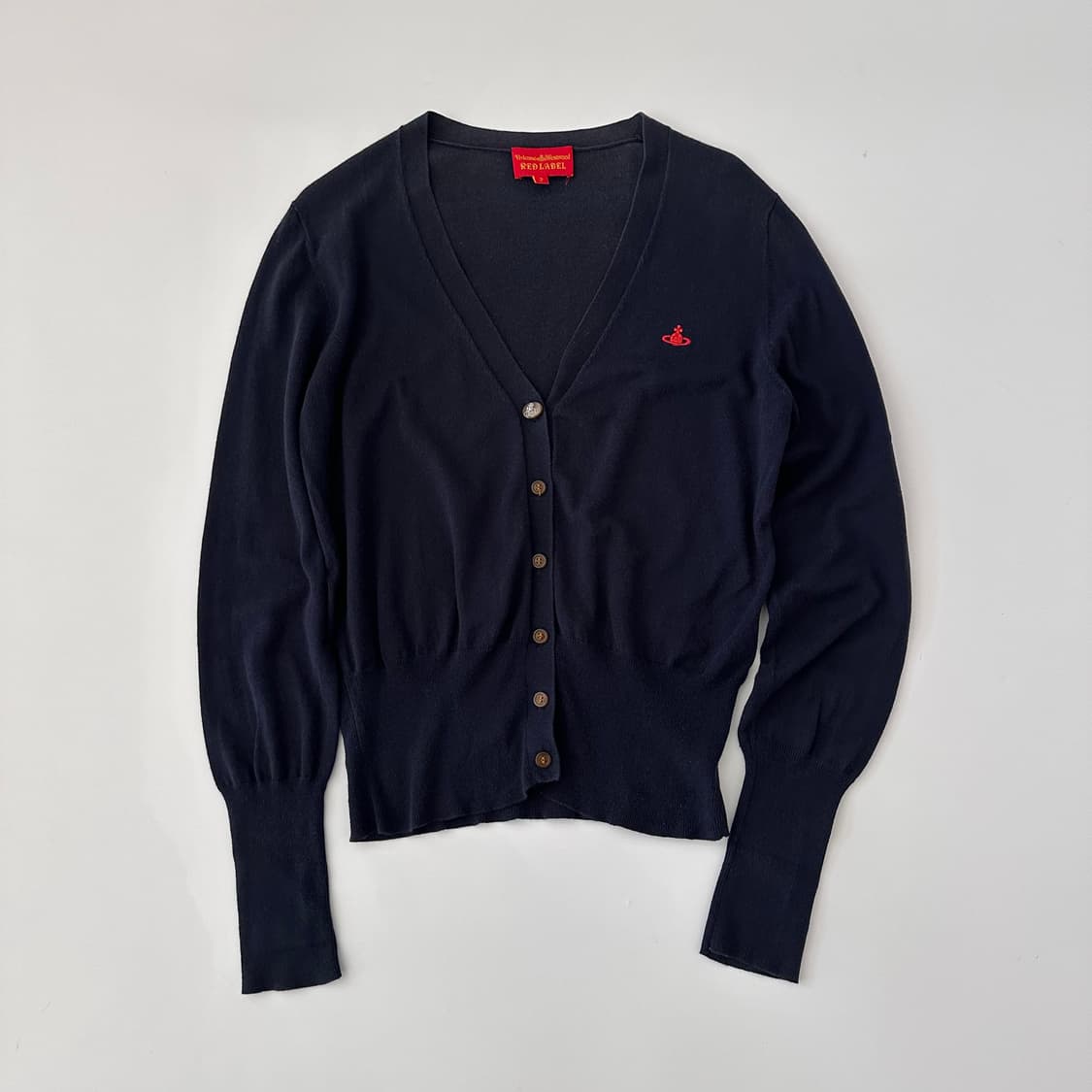 비비안웨스트우드 레드라벨 orb로고 가디건 상품이미지2