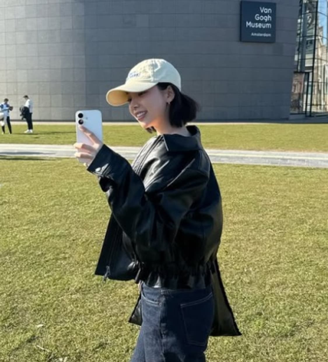 카리나, 윈터 착용) 아이디어북스 IDEA 볼캡 블랙 상품이미지2