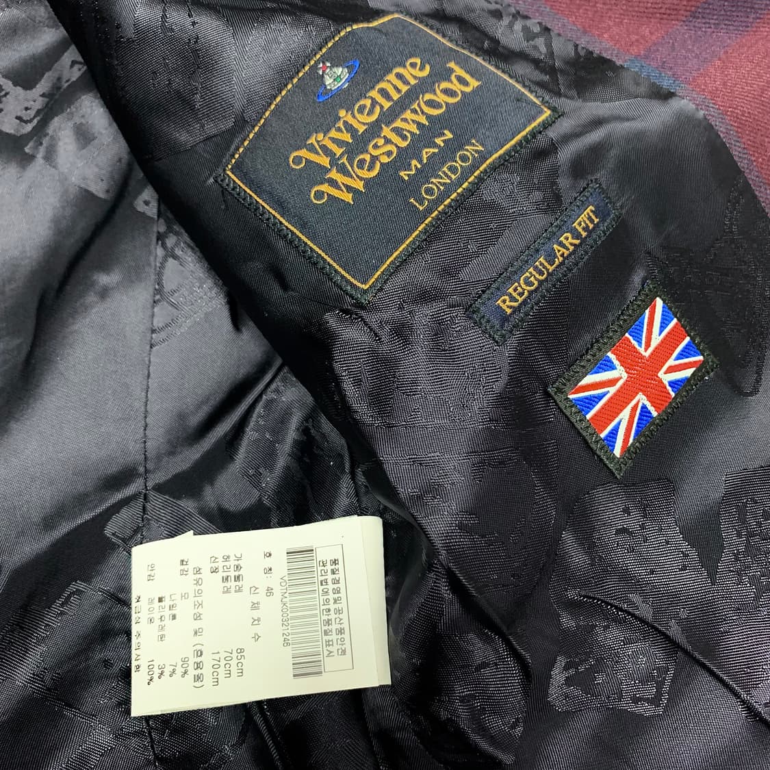 비비안 웨스트우드 런던 컬렉션 울 체크 베스트 & 블레이저 세트 상품이미지4