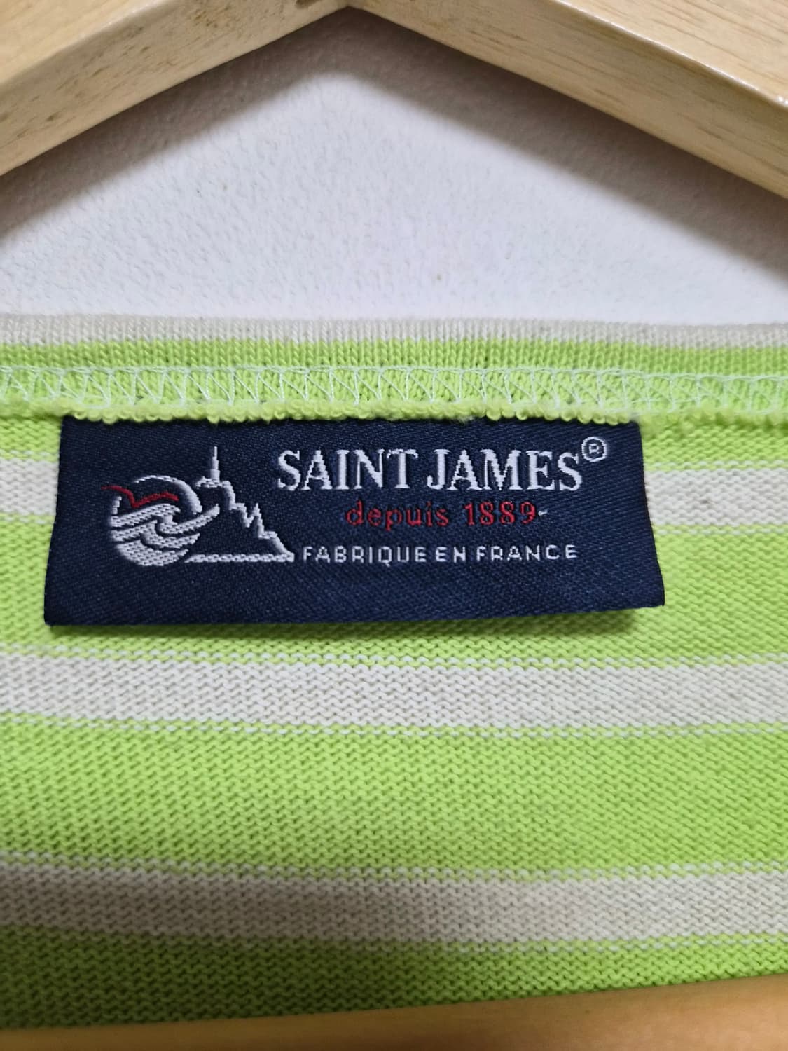 세인트제임스SaintJames 단가라 티셔츠 XXS사이즈 - T28 상품이미지4