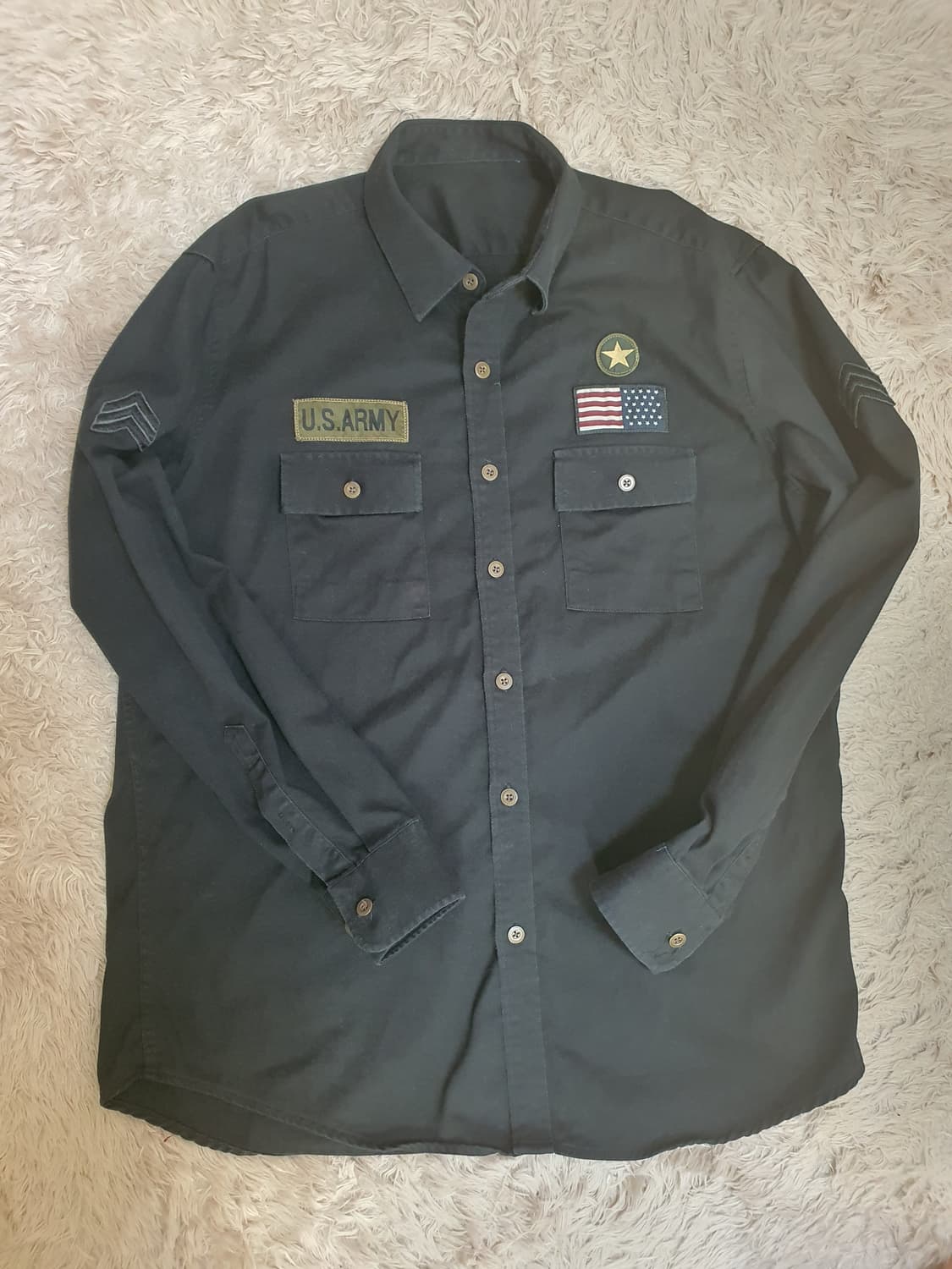 야상 셔츠 사이즈100 상품이미지1