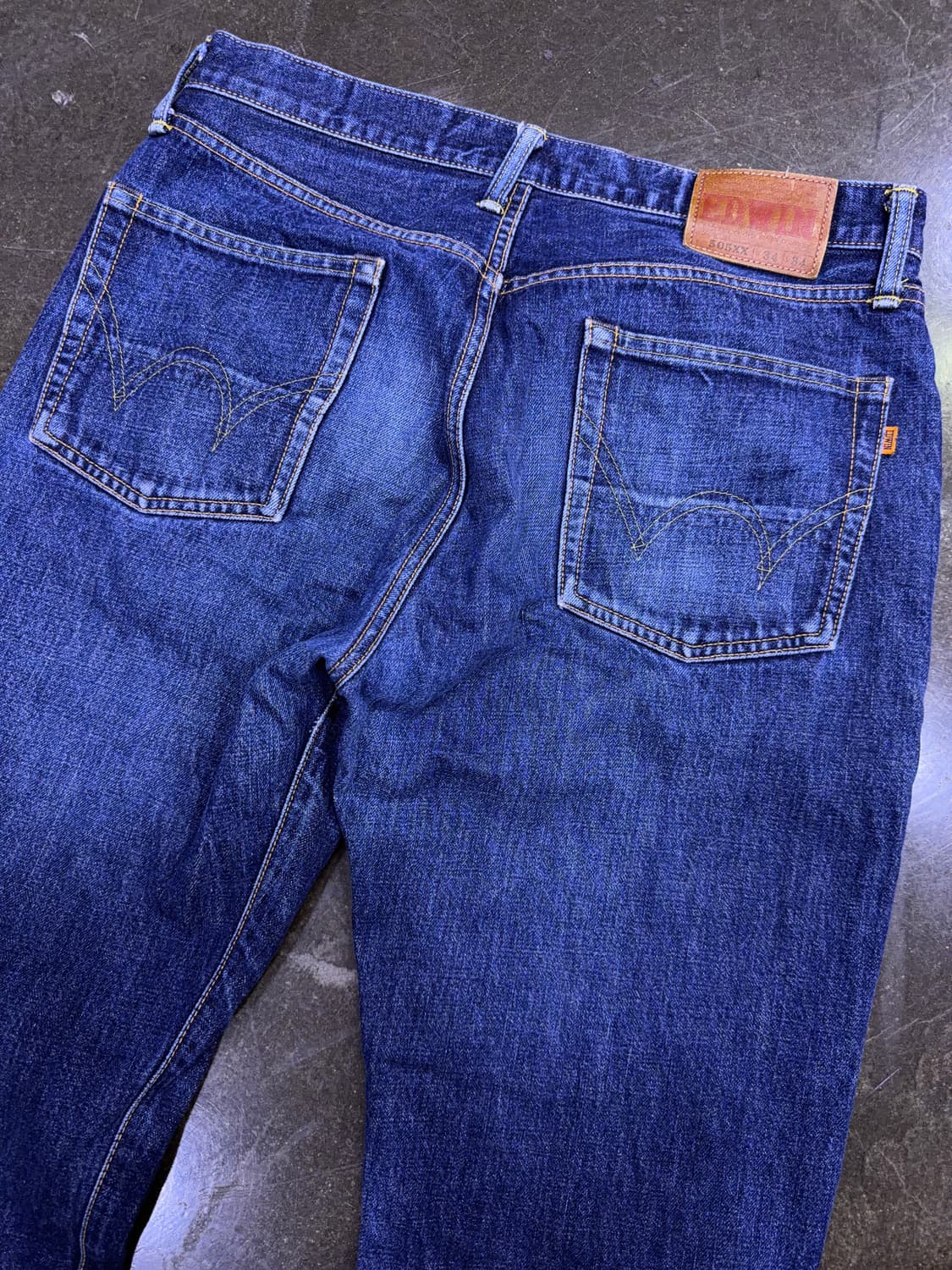 에드윈 505XX 재팬 스트레이트핏 빈티지 워싱 데님팬츠 34 상품이미지6