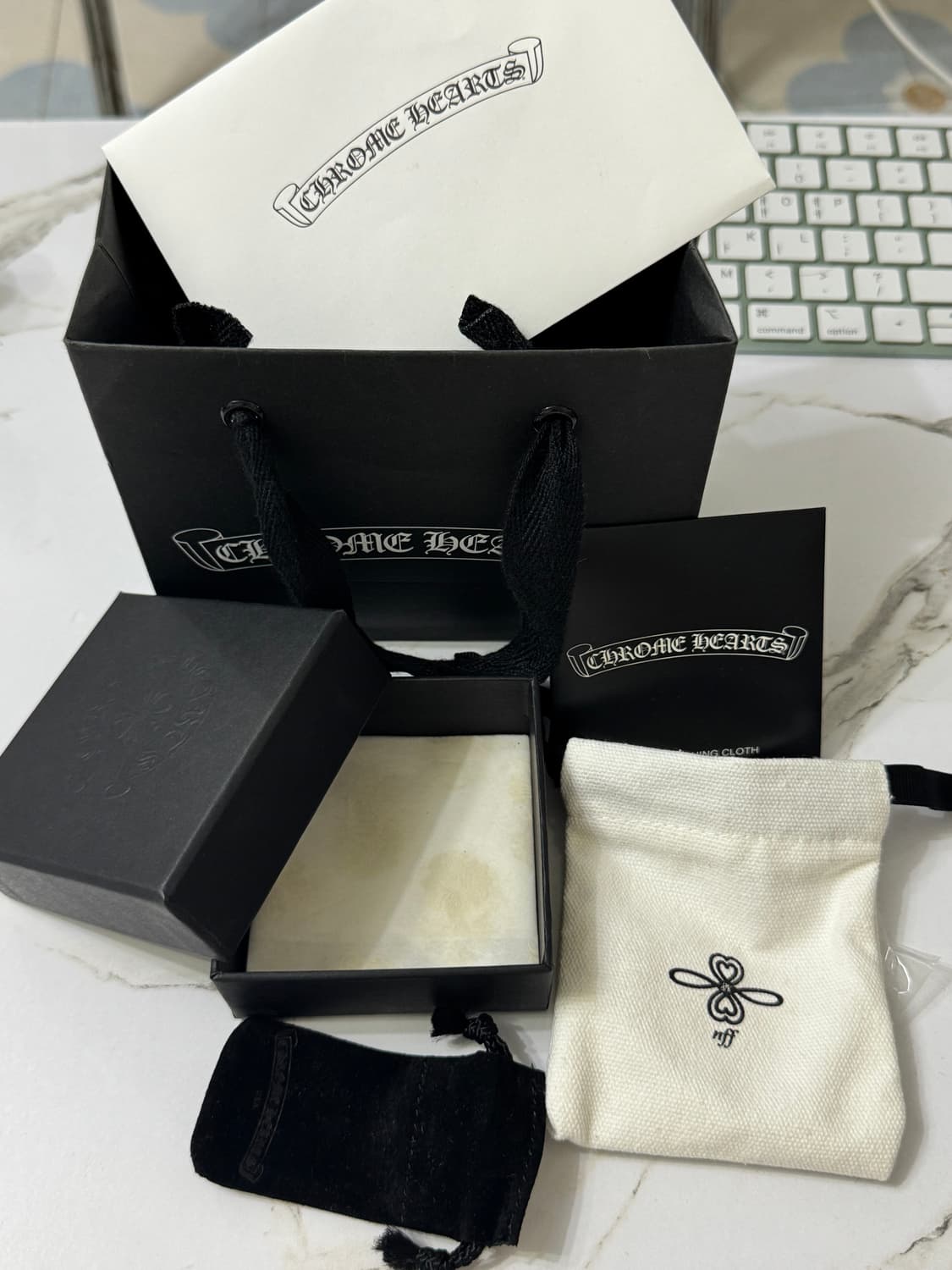 크롬하츠 NTFL paved diamond ring 10호 상품이미지7