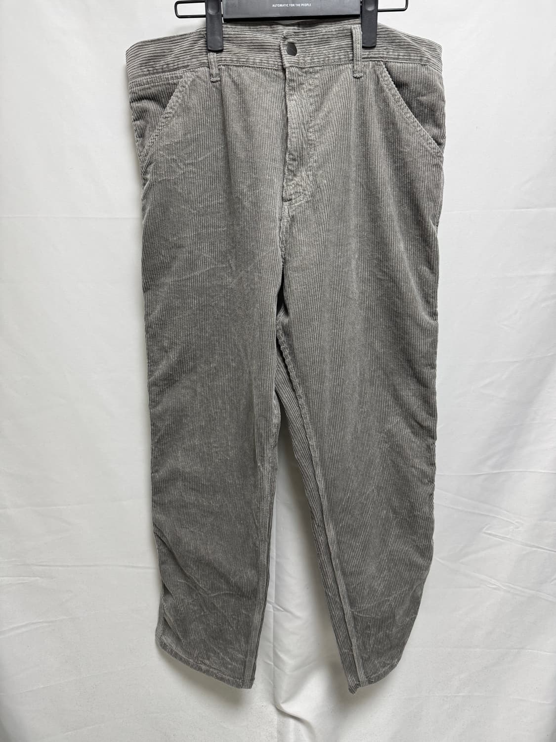 [34/32] 칼하트WIP 싱글니 팬츠 코듀로이 MISTY GREY 상품이미지2