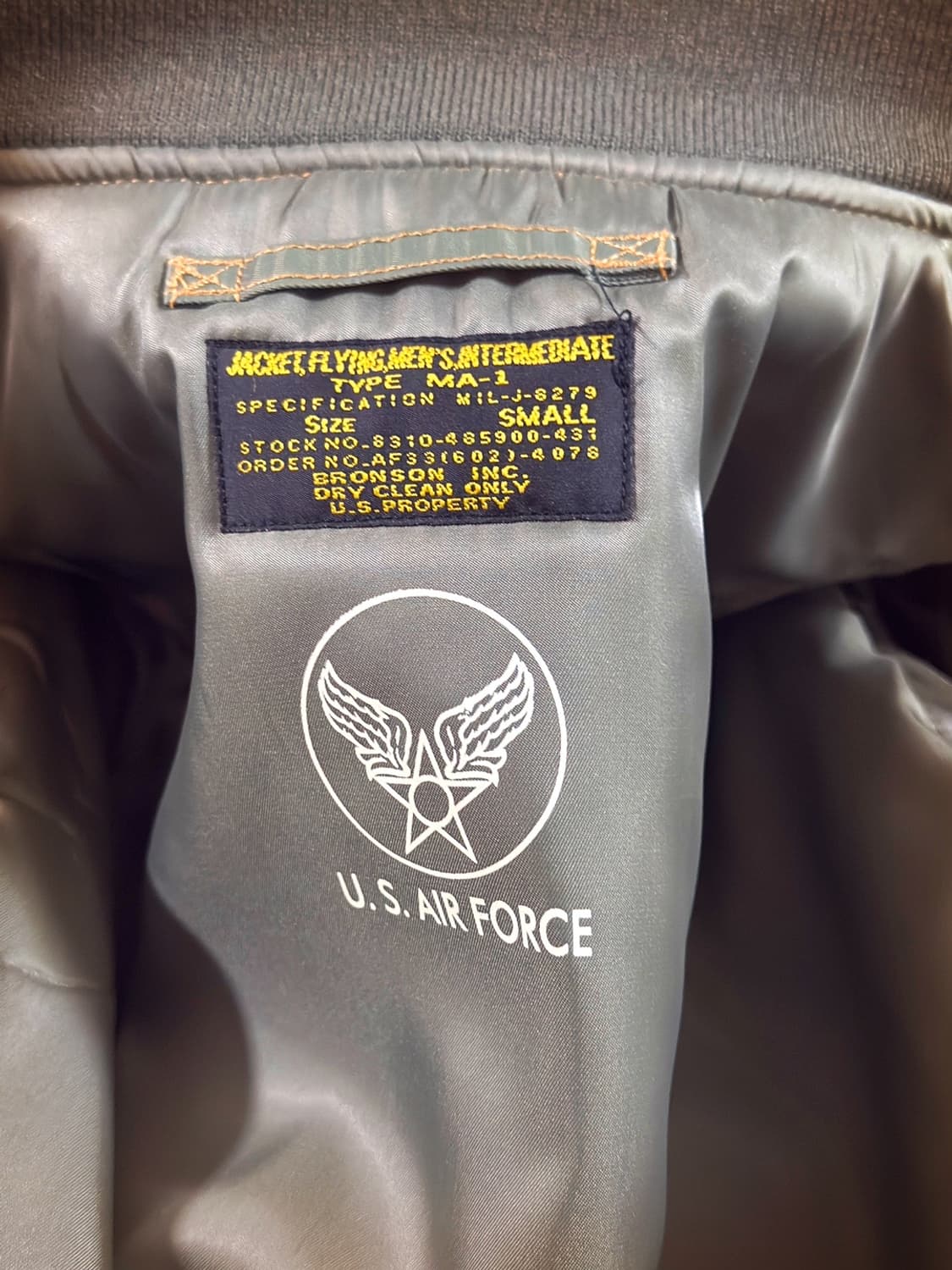 BRONSON 브론슨 MA-1 S사이즈  상품이미지5