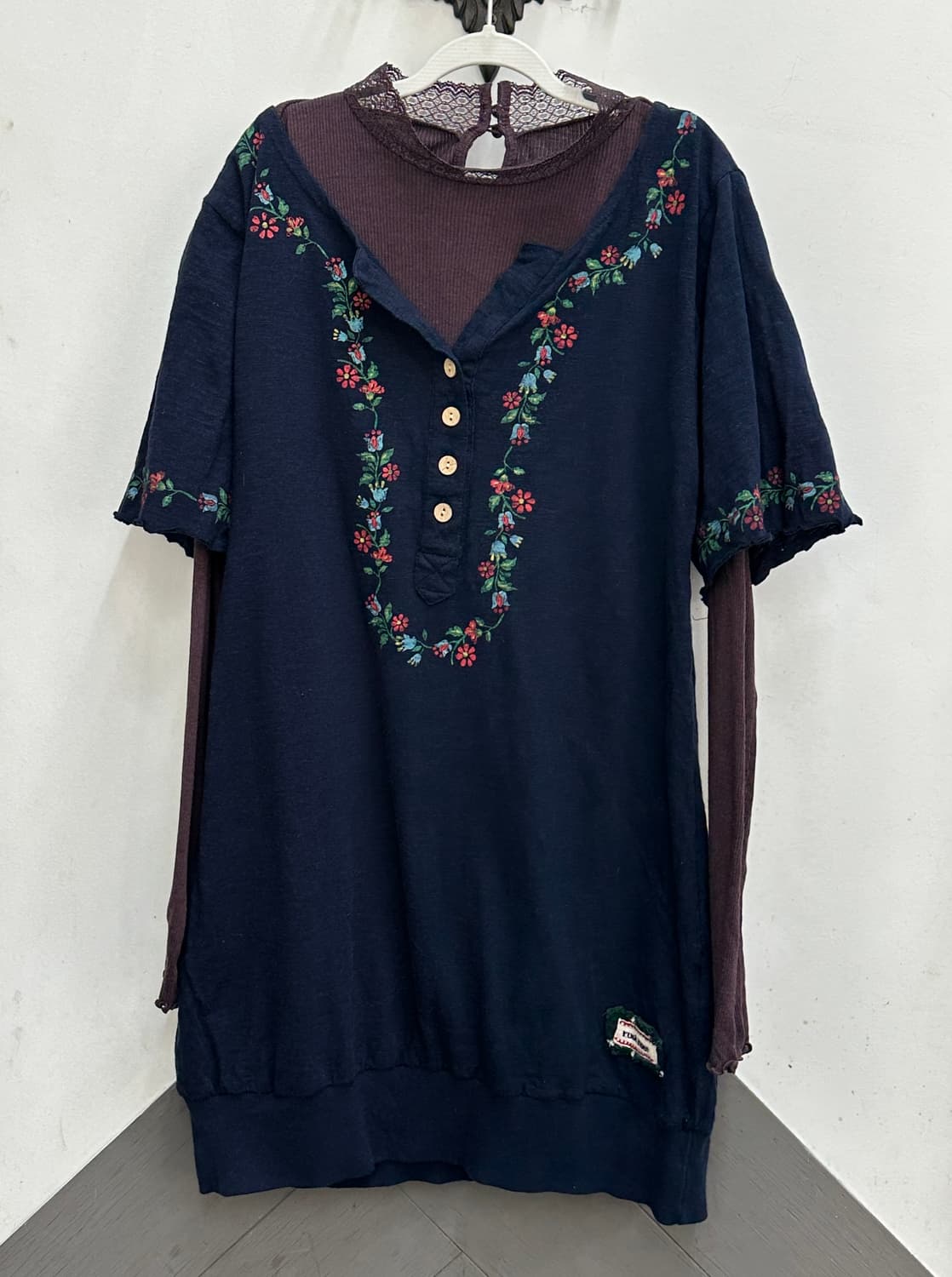 🪇하구미의 에스닉 코디세트🪇자수 레이어드 플라워 일본 빈티지  상품이미지3