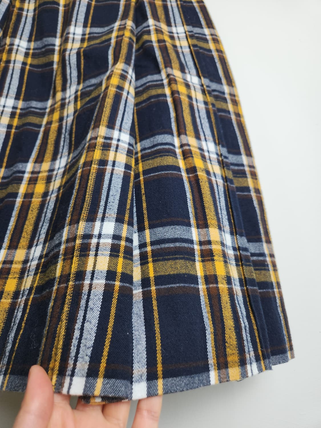 체크 플리츠 스커트 상품이미지9