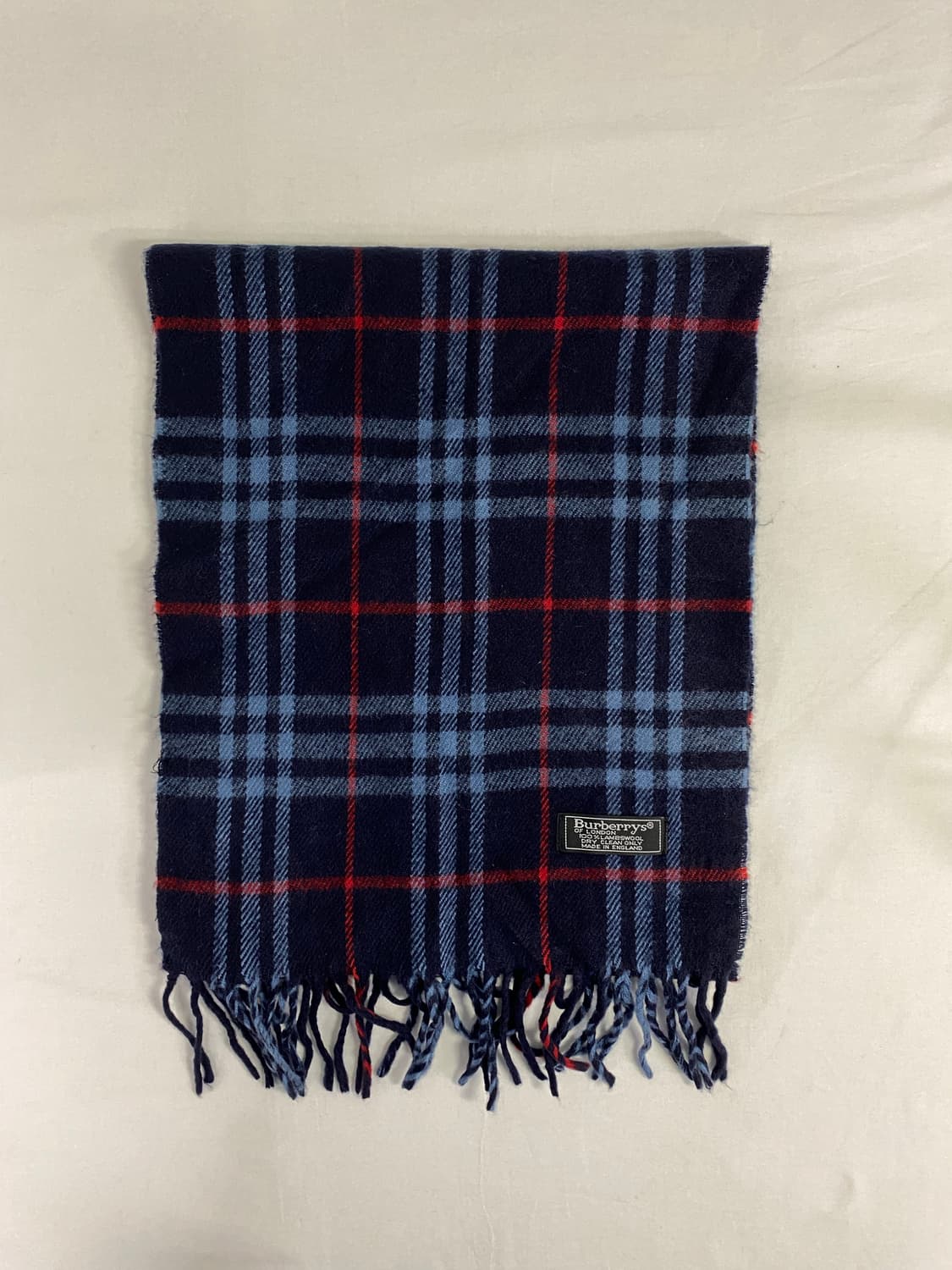 버버리 노바체크 네이비 램스울 머플러 목도리 상품이미지1