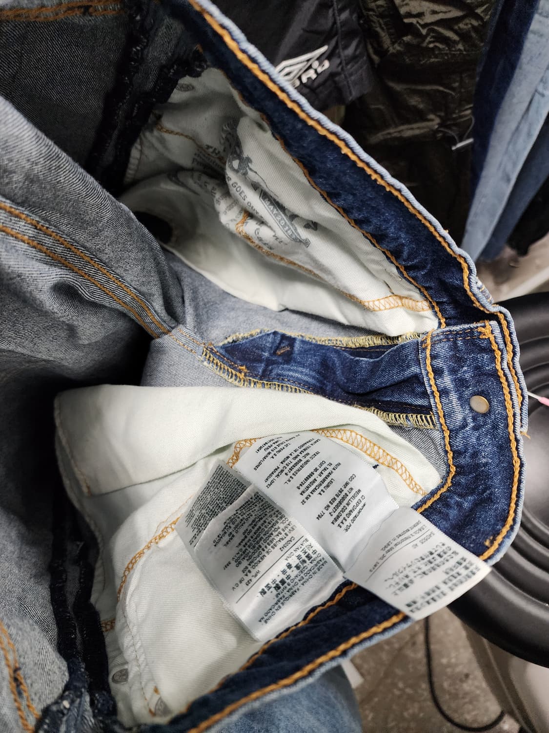 리바이스 511 시이드라인 데님 컷팅진 상품이미지6