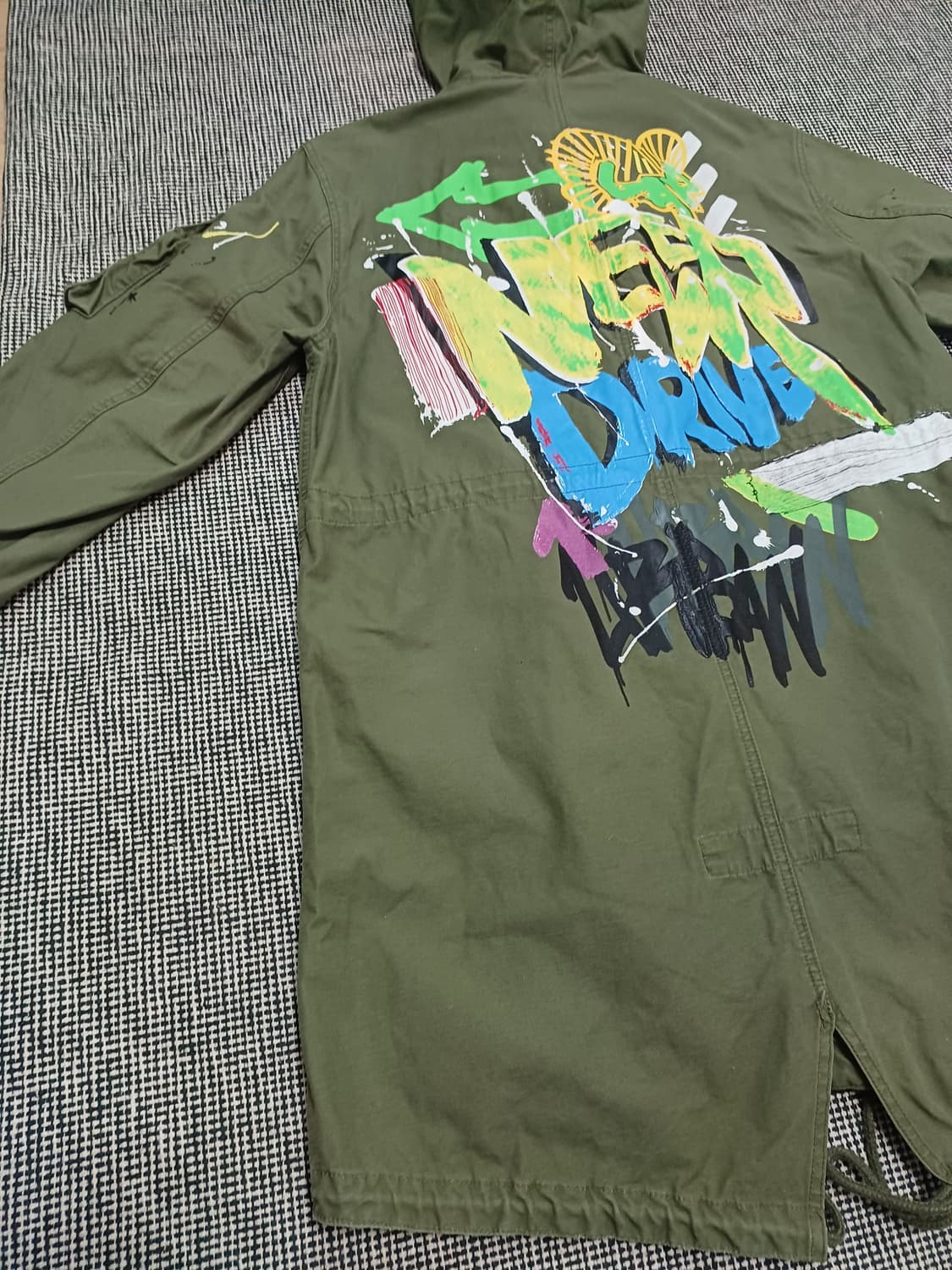 LAP(랩) 그래피티 야상 점퍼  상품이미지7