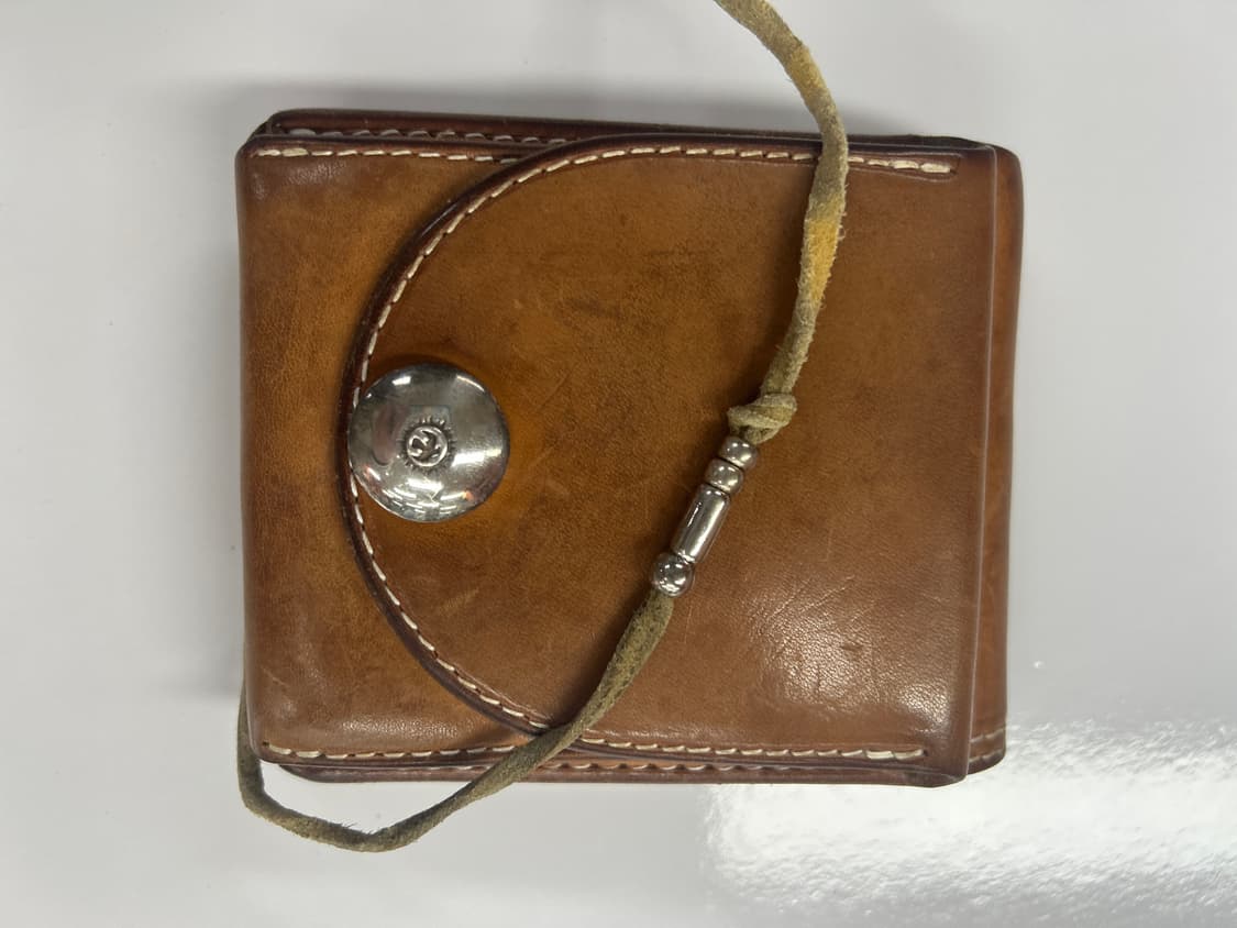 goros 고로스 새들레더 이글콘초 신형 라이트브라운 반지갑 상품이미지10