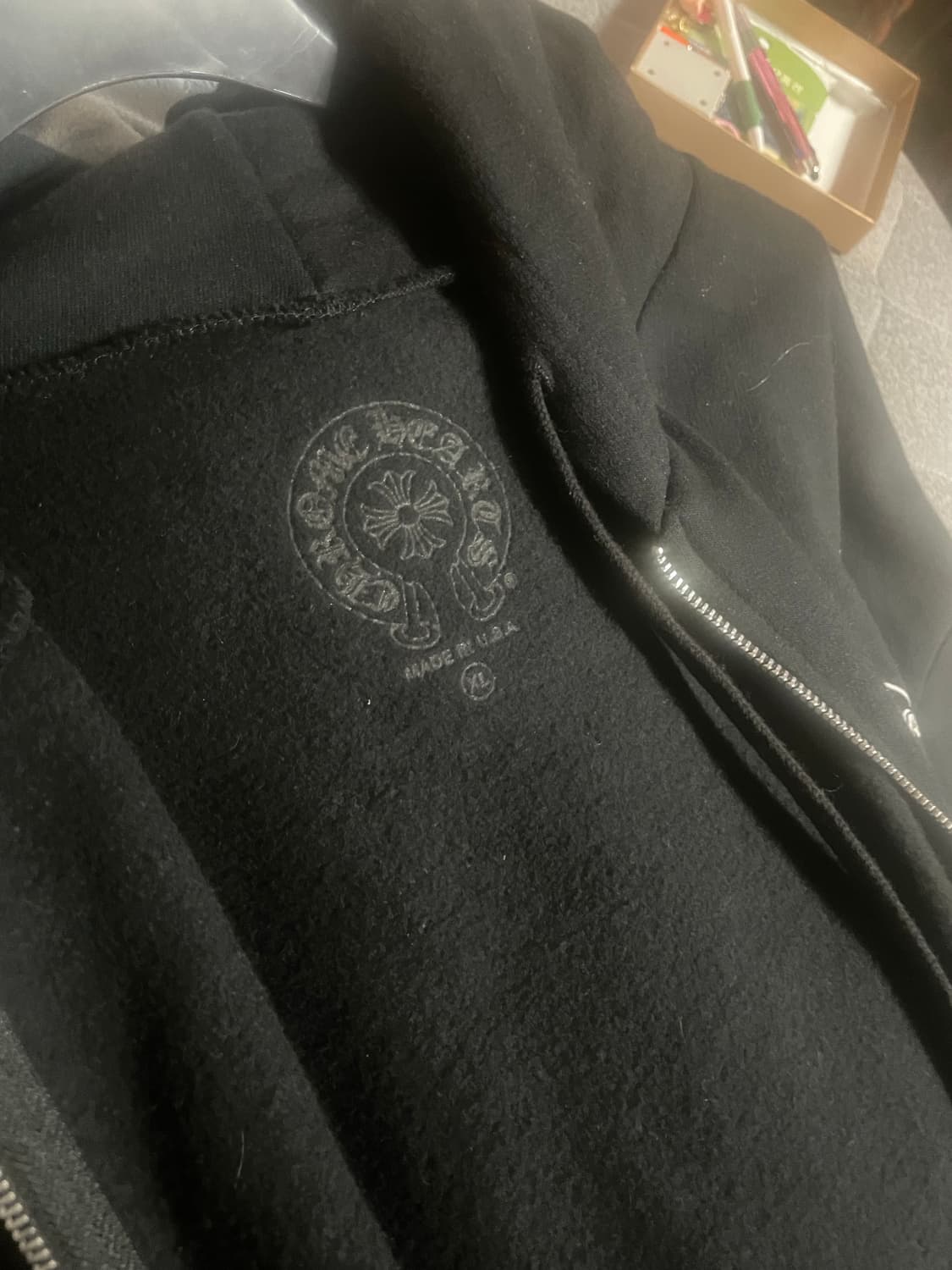 급처)크롬하츠 홀스슈 후드집업 xl 상품이미지3