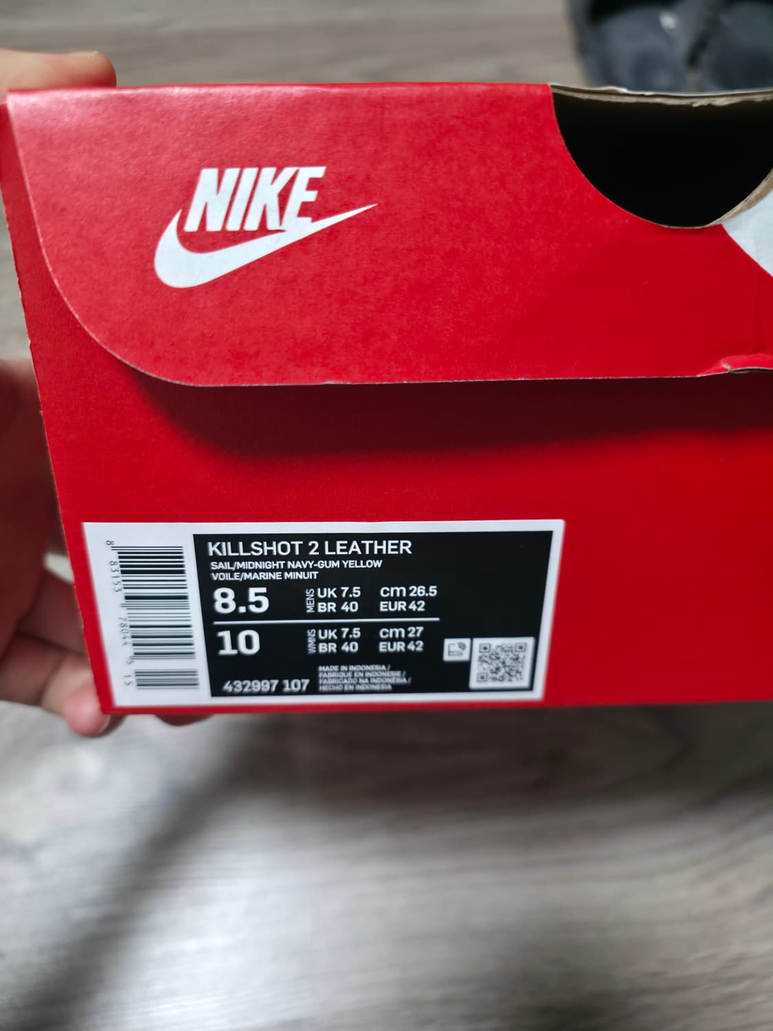 나이키 킬샷 미드나잇 네이비 265  상품이미지2