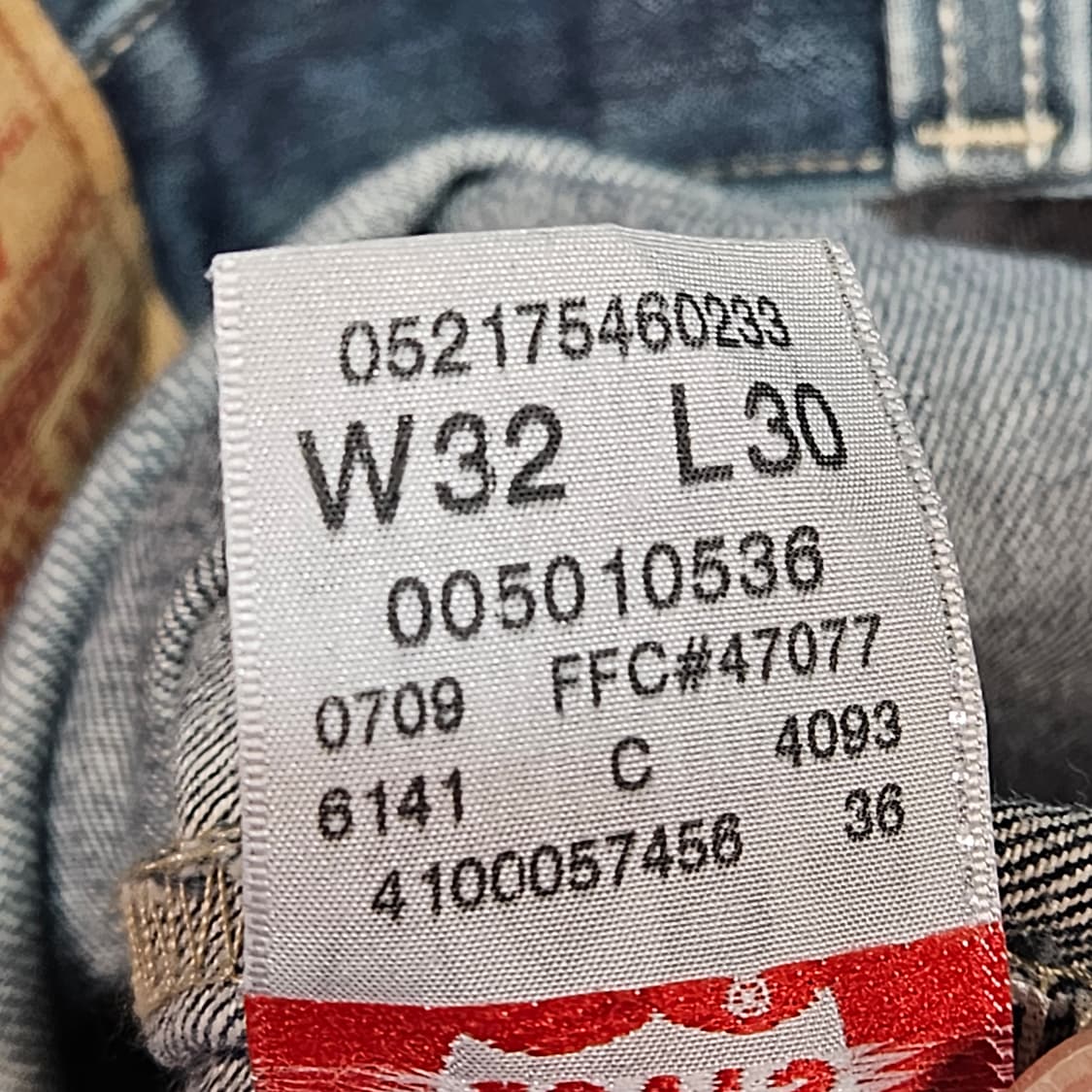 P049 리바이스 501 데님 반바지 상품이미지6