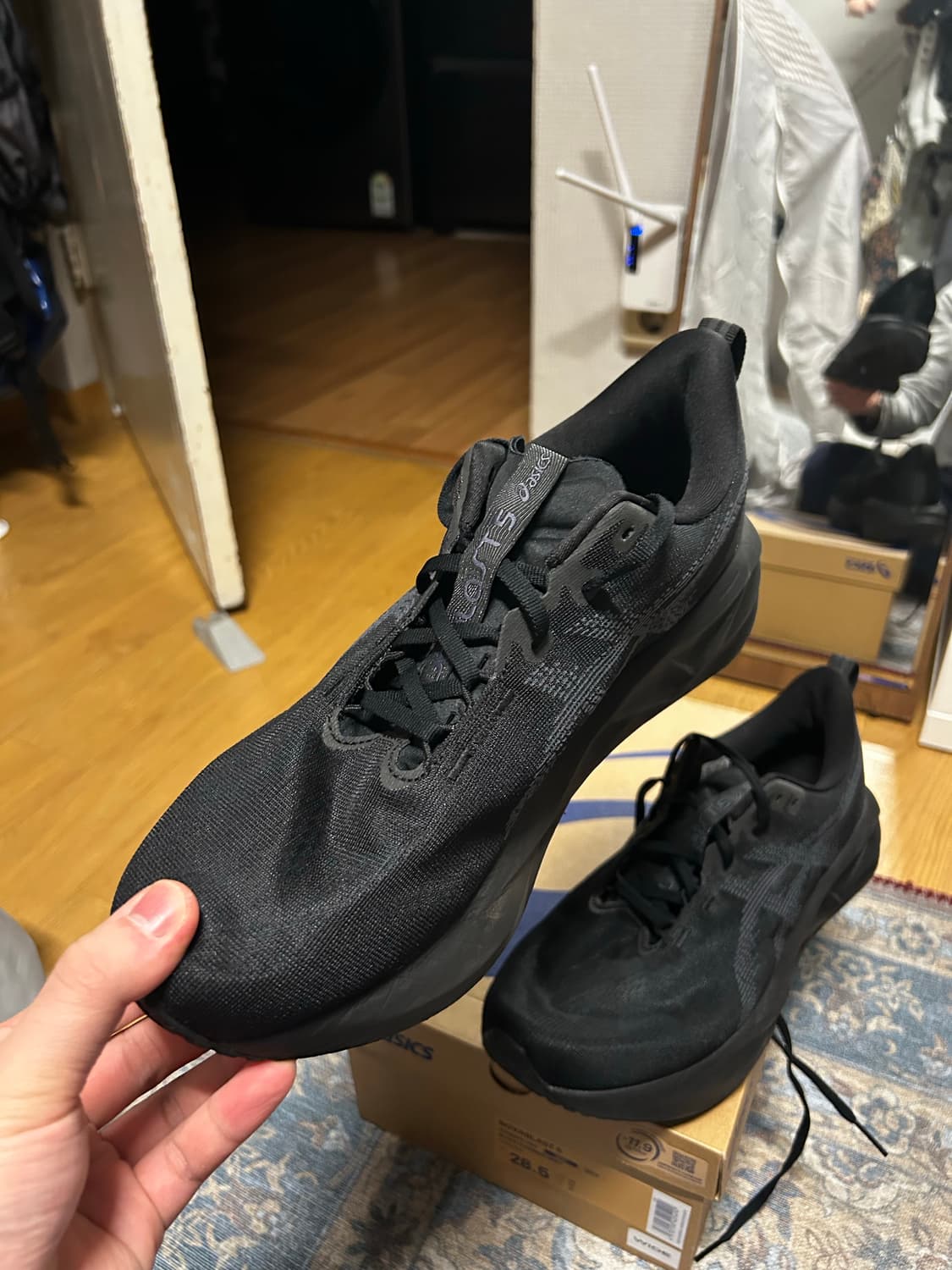 [마일리지7km] 아식스 노바블라스트5 2e 285 상품이미지4