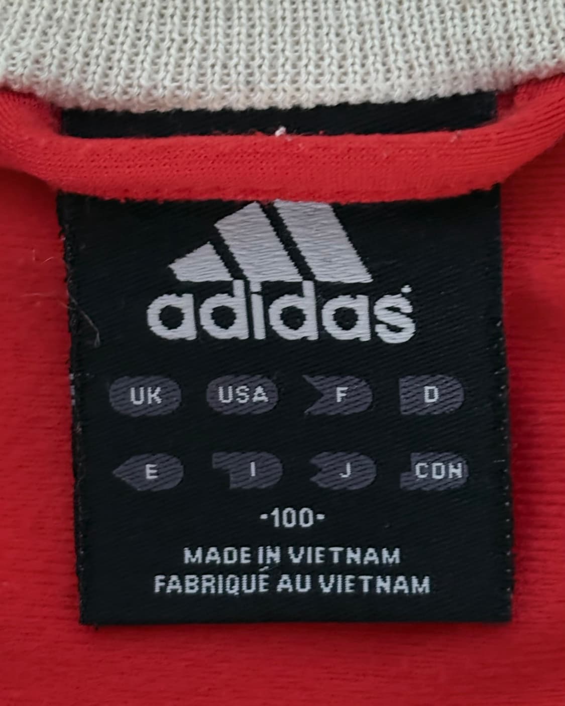 Adidas 아디다스 3넘버링 베이지레드 트랙탑 상품이미지7