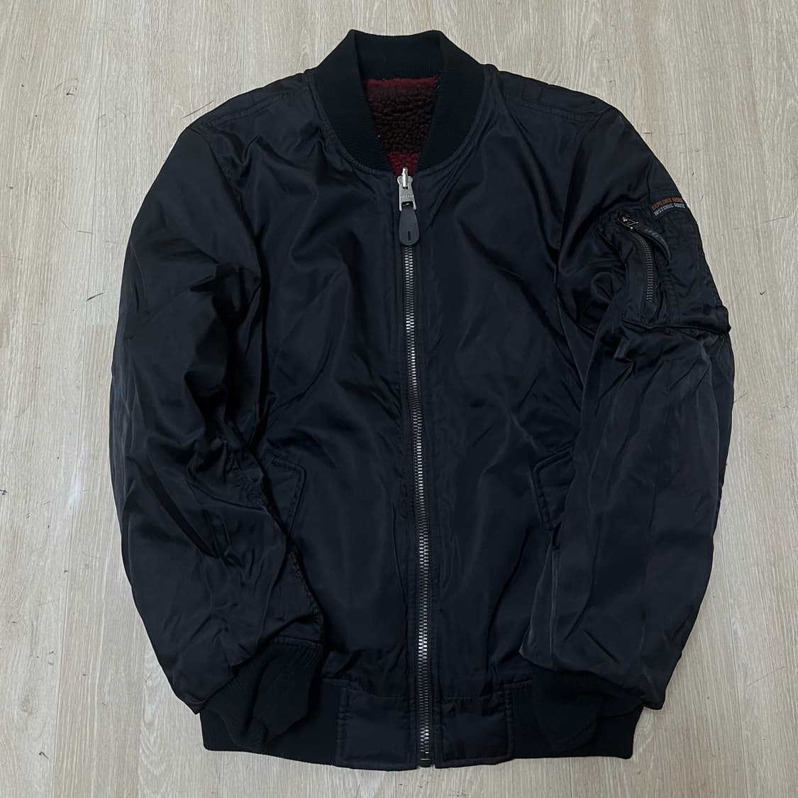 지프 남성 리버시블 후리스 항공점퍼 M/95  상품이미지1