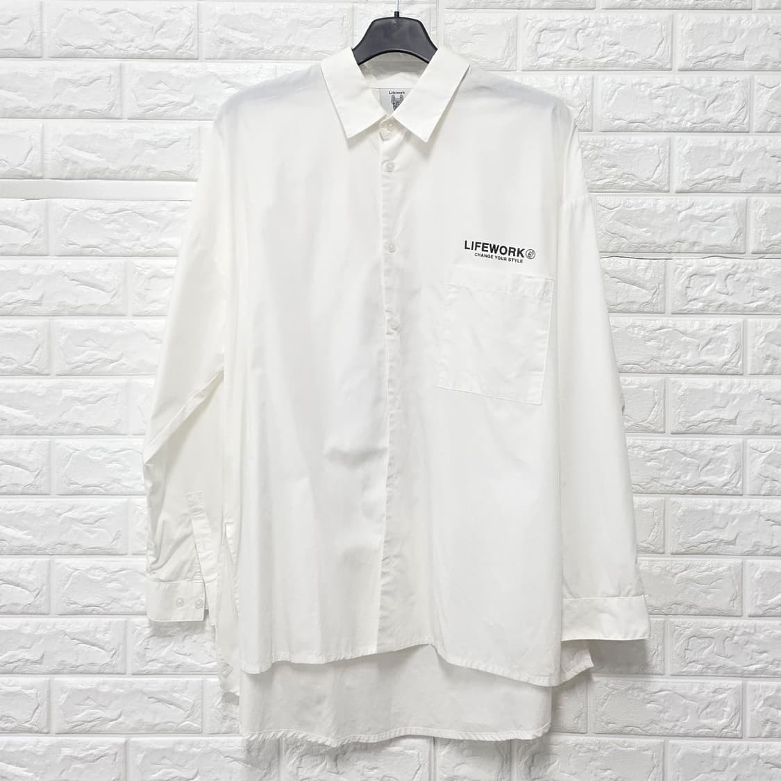 택포_ 라이프워크 화이트 셔츠 FREE 상품이미지1