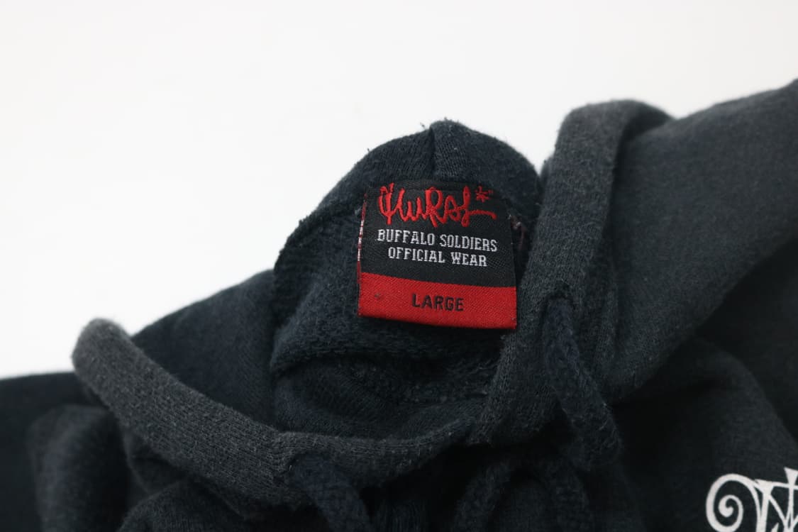 MURAL 뮤랄 버팔로 솔져 사운드 그래픽 후드 티셔츠 (L) 상품이미지9