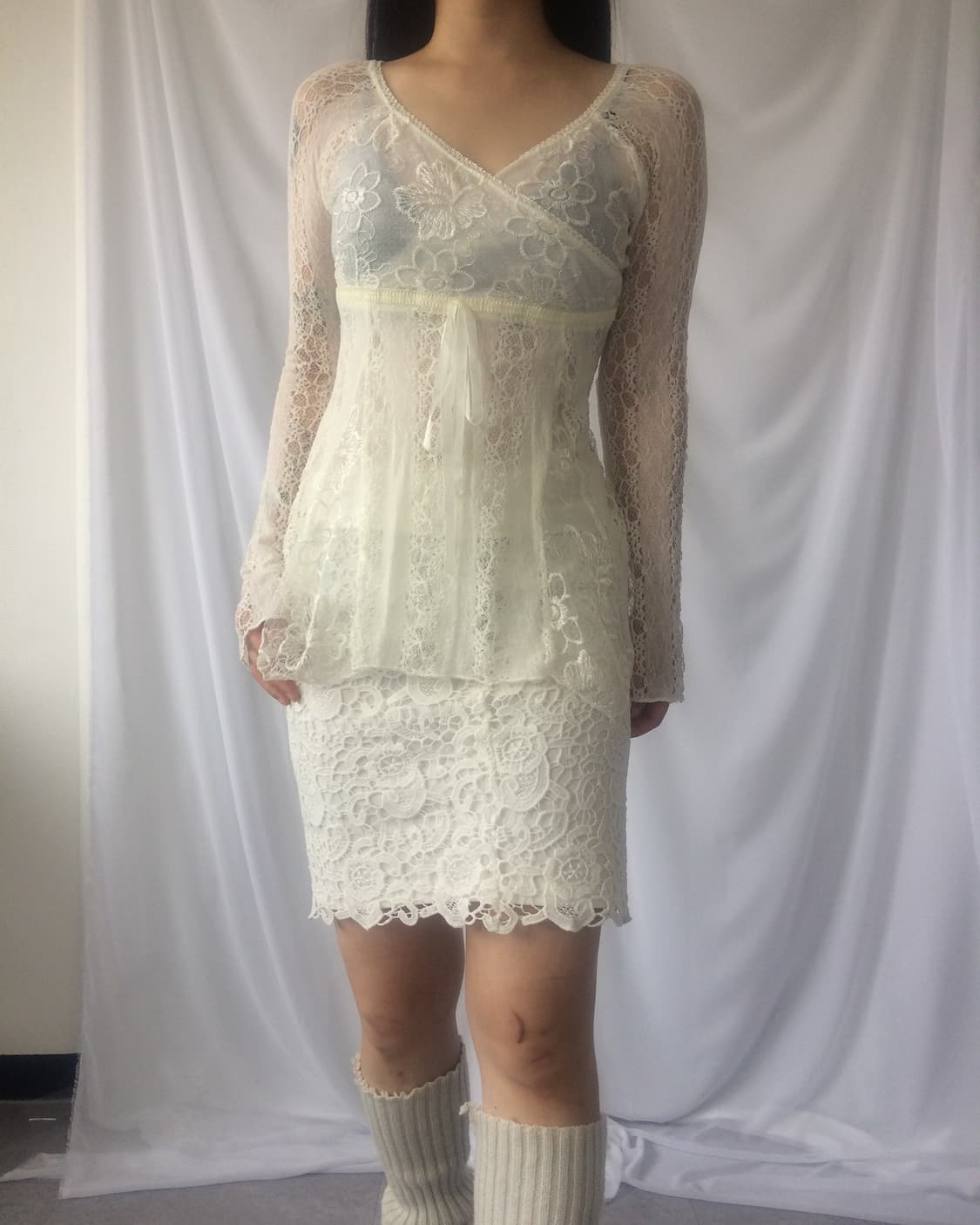 Lace sleeve 상품이미지1