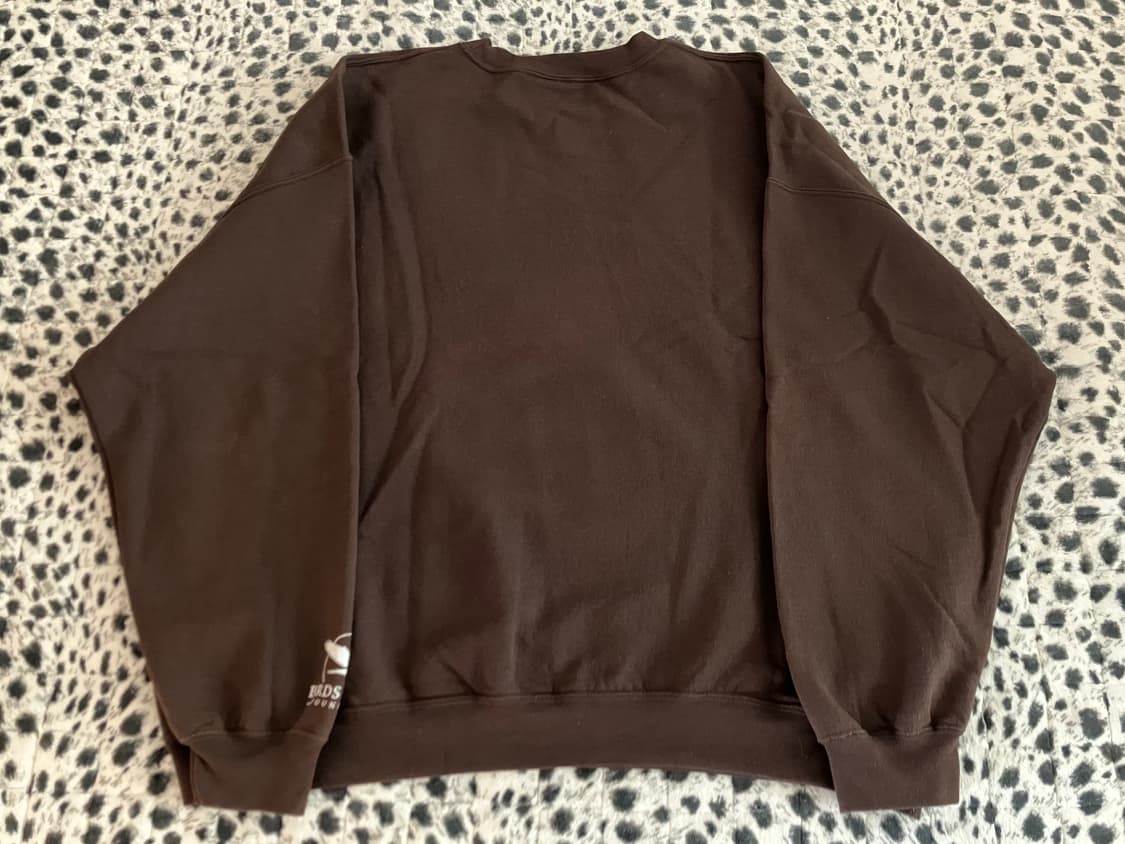 길단 사의 브라운 50/50 스웻셔츠 2XL XXL 구제 빈티지 상품이미지3