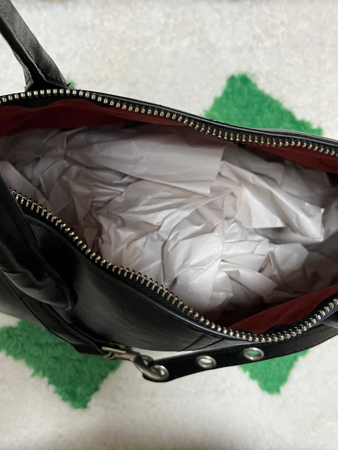 데누 노아백 팝니다! Denu NOA Black Silver 상품이미지5