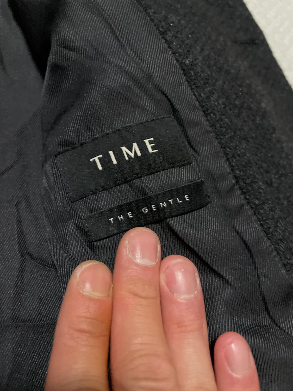 TIME 타임옴므 22FW 캐시미어100% 발마칸 코트 다크 그레이 상품이미지8