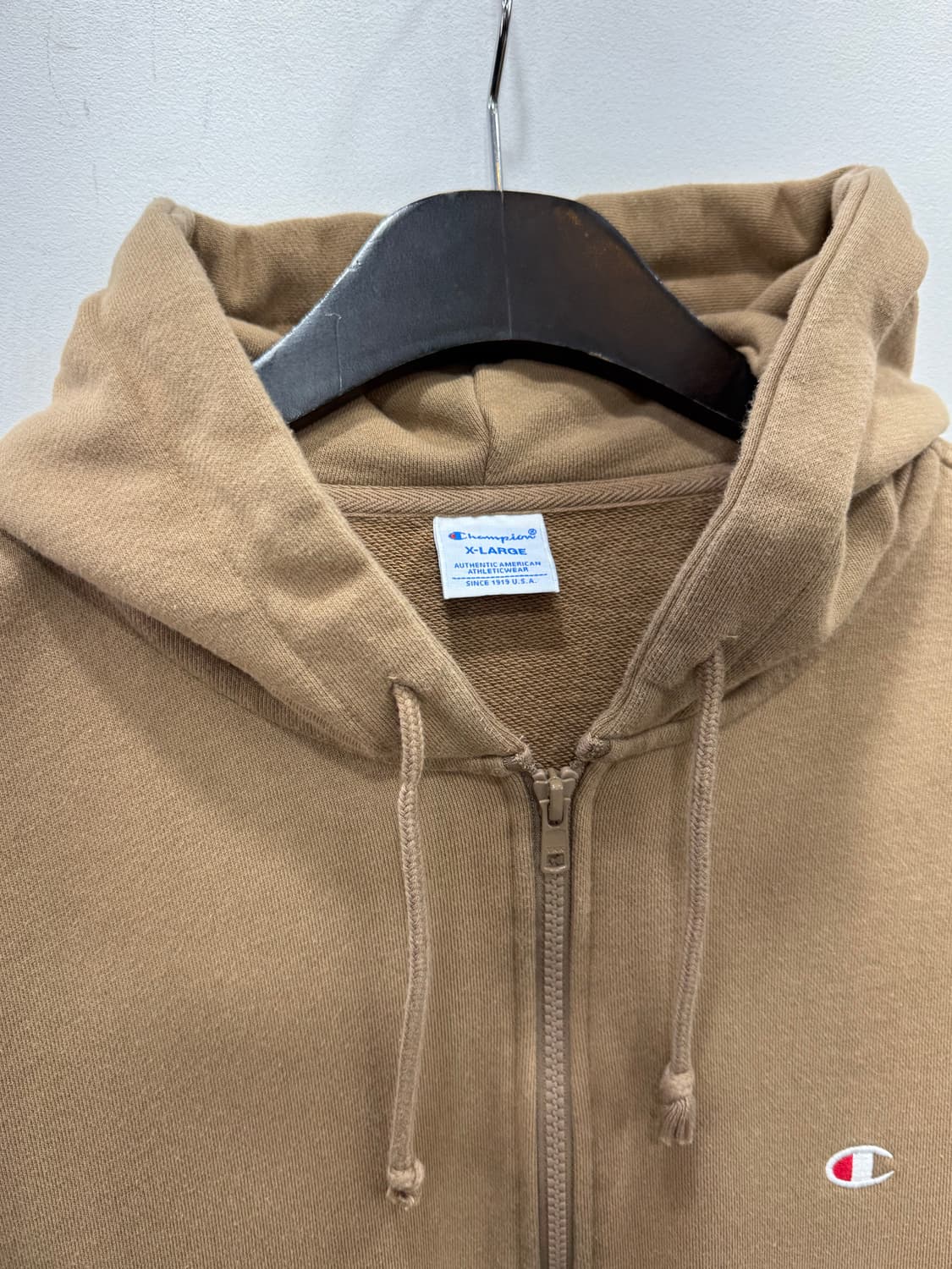 챔피온 후드집업 카멜 상품이미지3