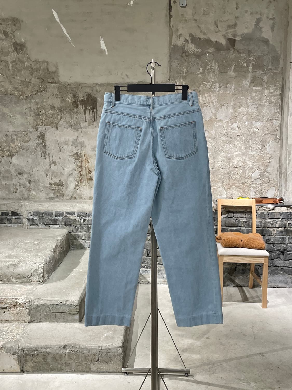 아페쎄 연청 데님 팬츠 상품이미지6